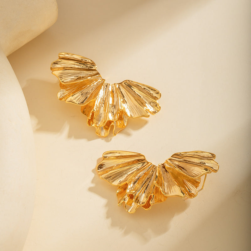 Elegant Metallic Feel Women's Earrings