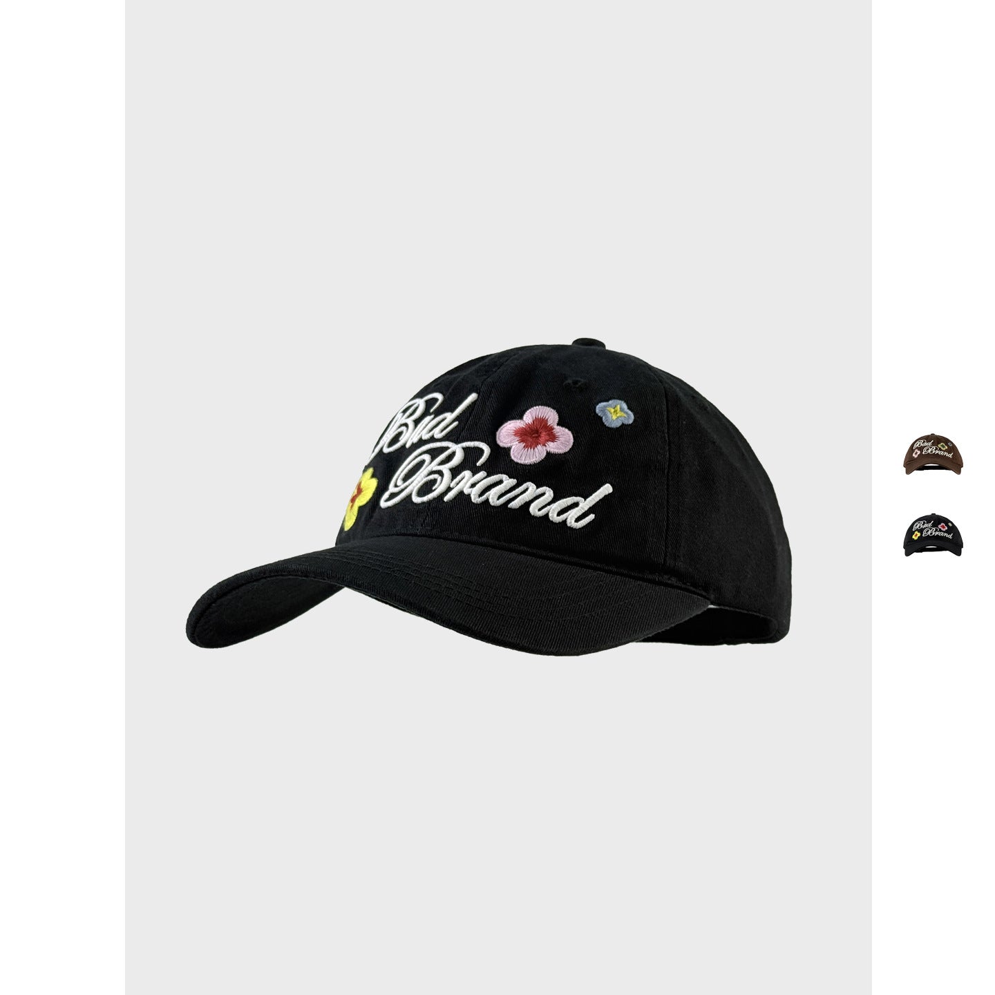 Korean INS Style Letter Embroidery Baseball Cap for Women, Soft Top, Casual Versatile, Face Slimming, Curved Brim Duckbill Hat for Men