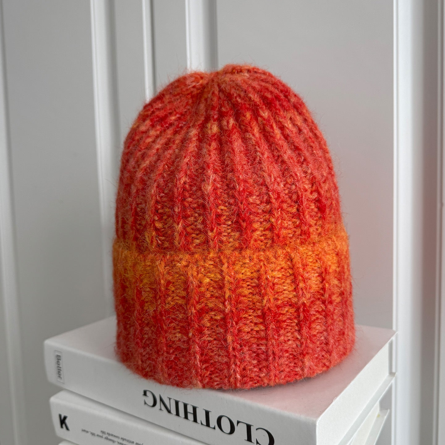 Knitted Hat Gradient Tie-Dye Rainbow Knitted Hat Winter Warm Sports Casual Fashion Wool Hat