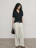 Tencel Linen Knit T-Shirt