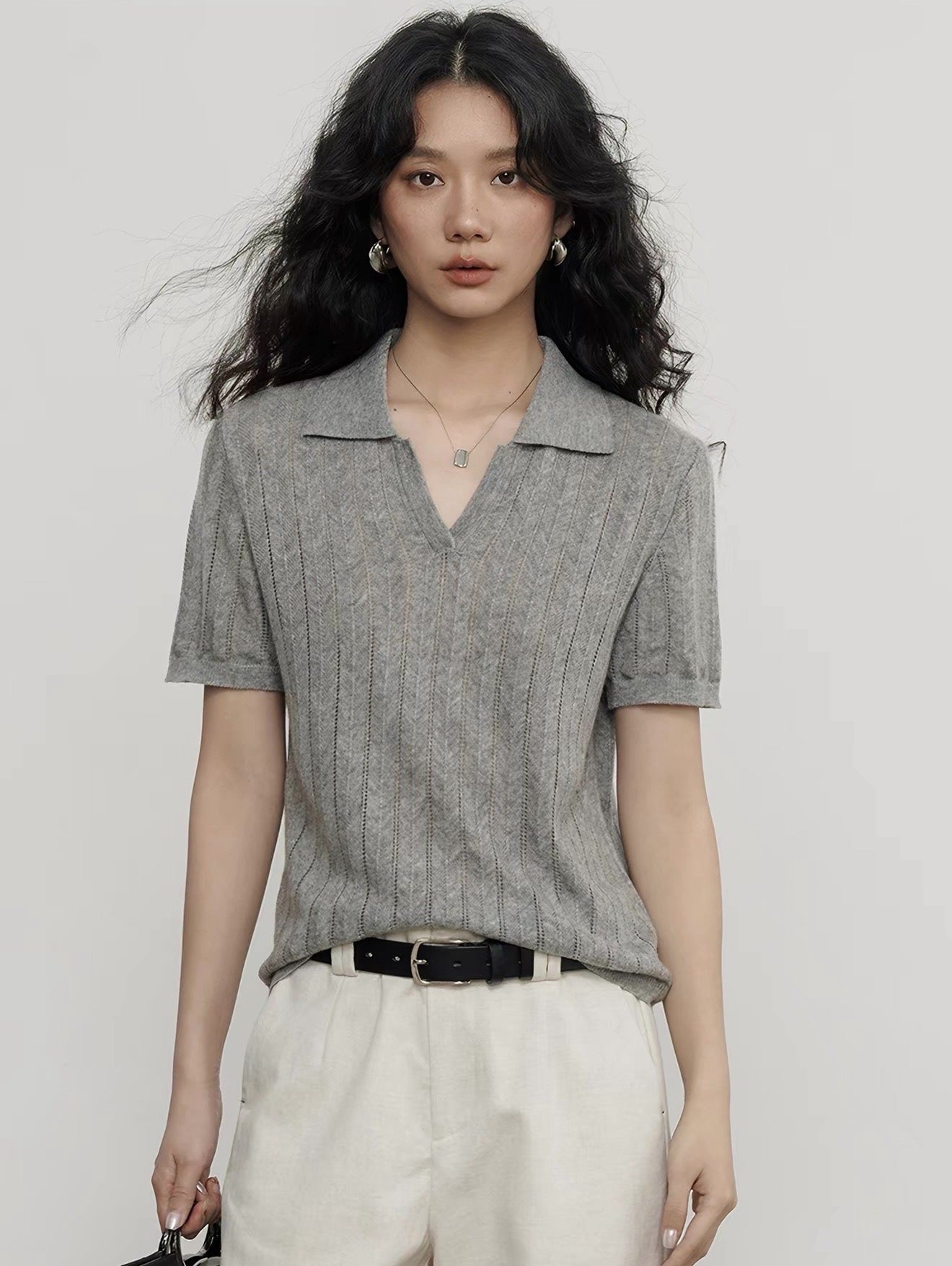 Tencel Linen Knit T-Shirt