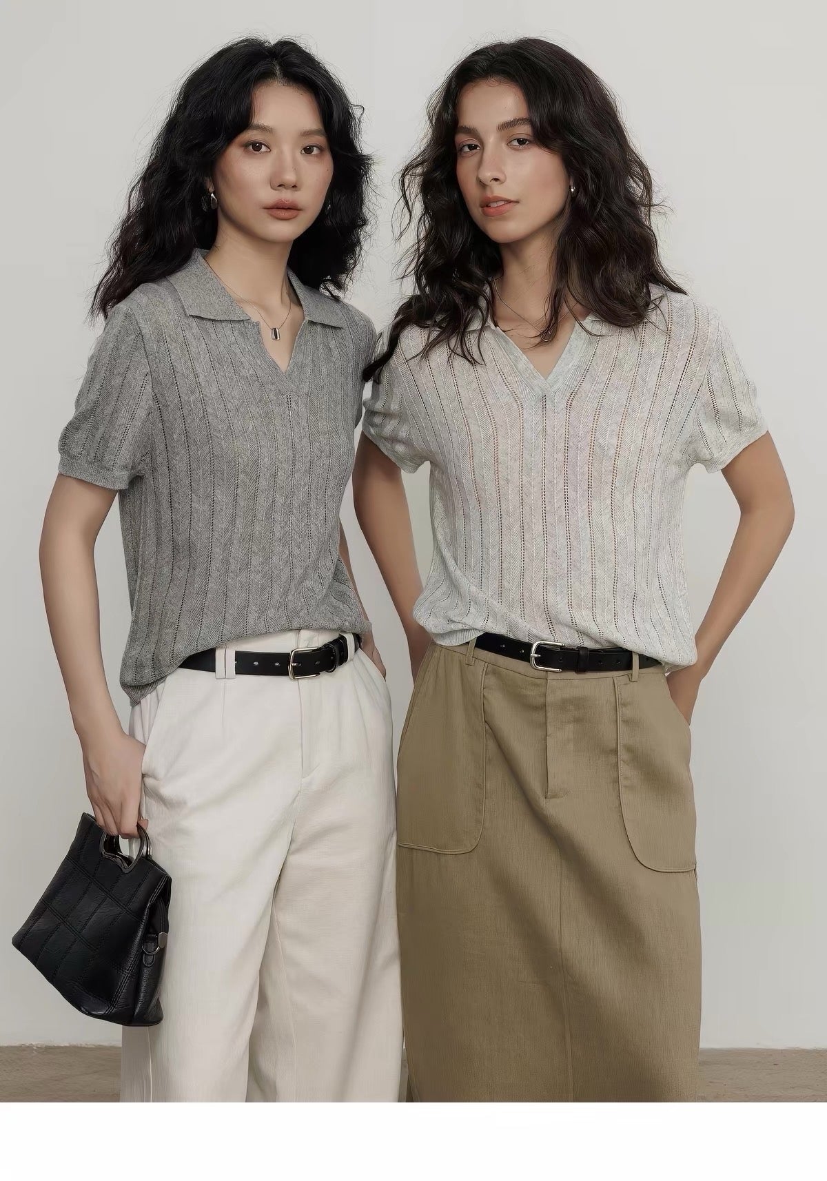 Tencel Linen Knit T-Shirt
