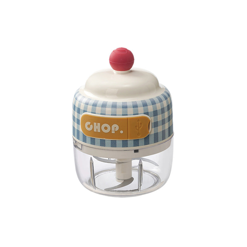 Electric Mini Garlic Chopper Meat Grinder Crusher for Nut Fruit Vegetable