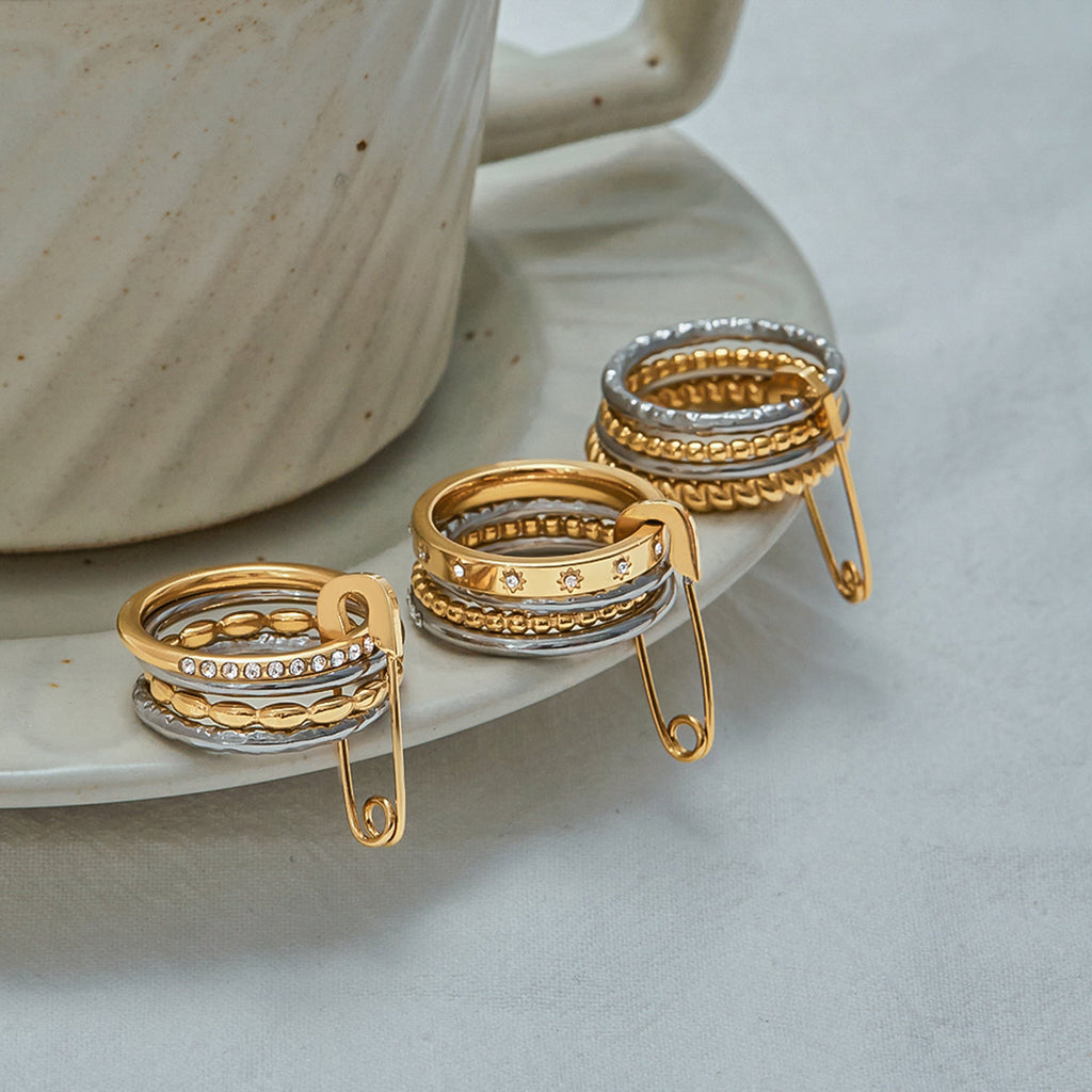 Stainless Steel Multi-layer Stacking Rings