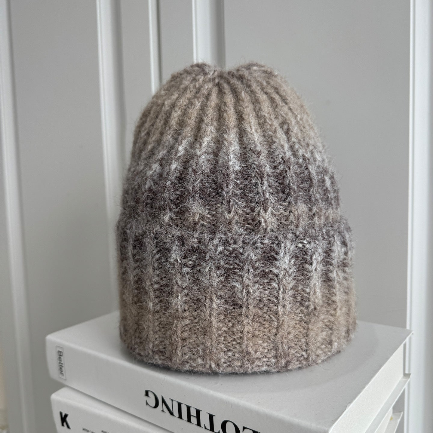 Knitted Hat Gradient Tie-Dye Rainbow Knitted Hat Winter Warm Sports Casual Fashion Wool Hat