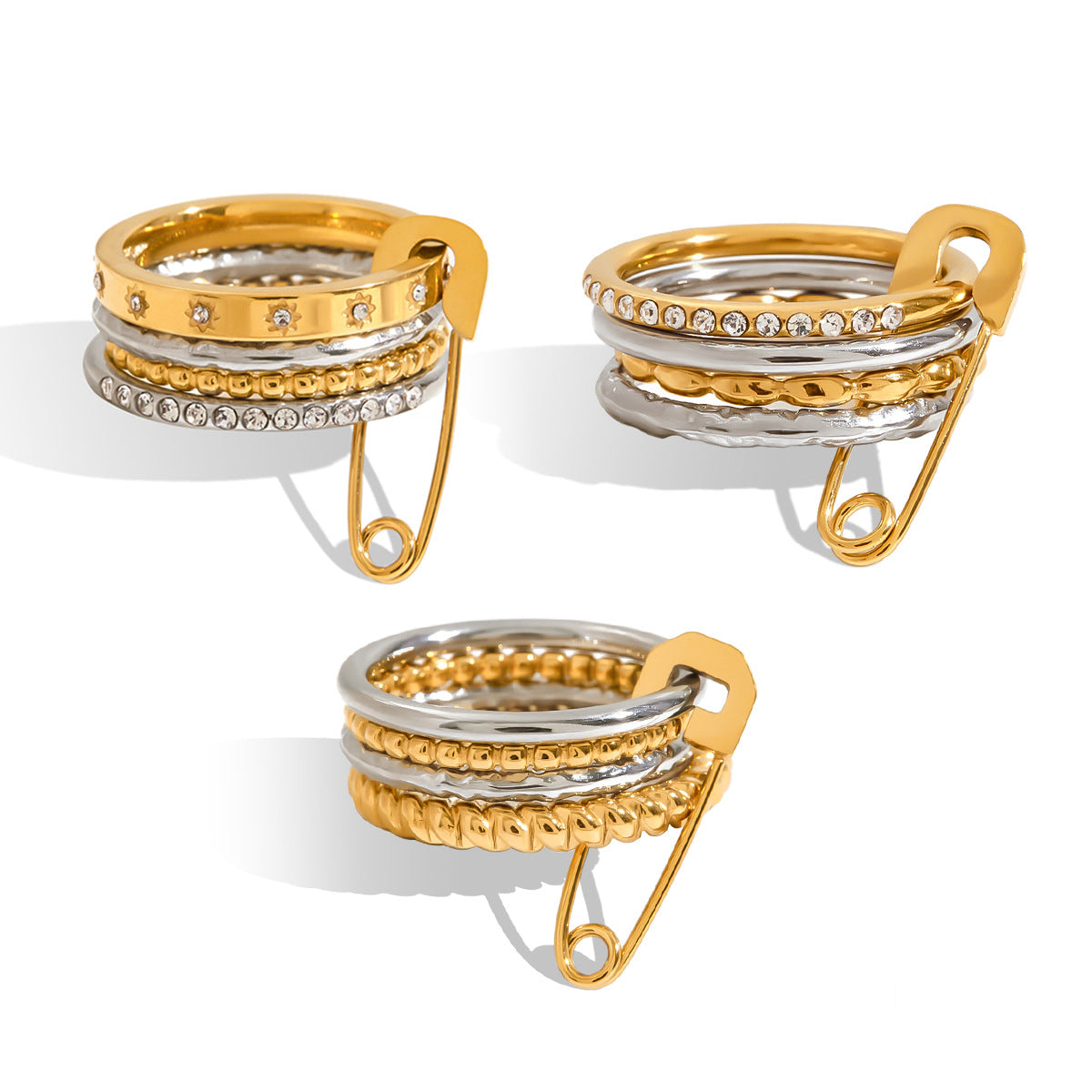 Stainless Steel Multi-layer Stacking Rings
